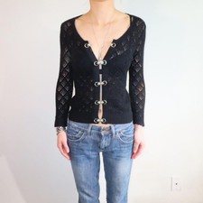 Cardigan donna nero