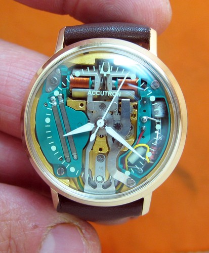 Accutron spaceview 10kt 214h - 10kt,