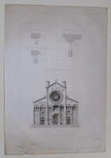 Cattedrale di Modena, quattro stampe originali ‘800,