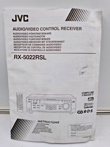 Jvc 5022rsl audio video - jvc, rx-5022rsl