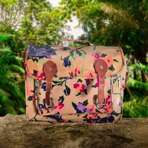 Borsa postina tracolla fiori