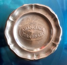 VECCHIO PORTA RESTO / POSACENERE PUBBLICITARIO  ARANCIATA MARTINAZZI