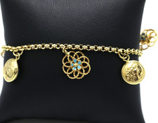 Braccialino rolò con charms