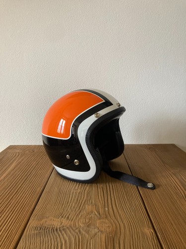 Casco moto jet vintage s - jet, 70's
