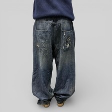 Jeans hip hop vintage Y2K