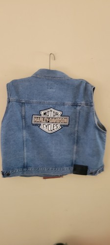 Gilet denim harley davidson - harley,