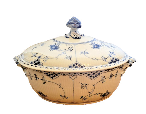 Zuppiera ovale con coperchio - zuppiera,
