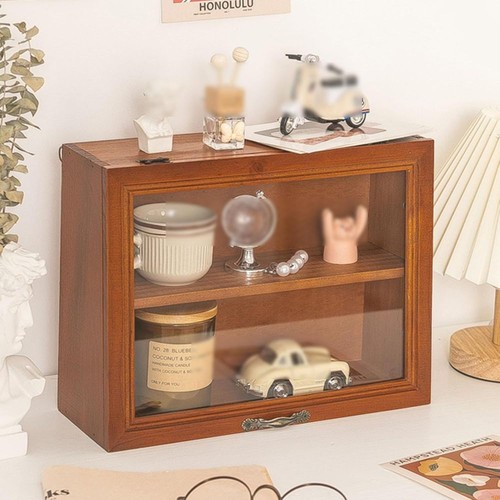 Vetrina retrò legno - vetrina,