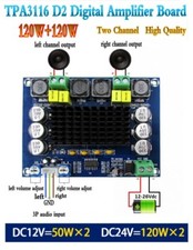 AMPLIFICATORE DIGITALE 2X120W 12-26Vdc MODULO TPA3116D2 XH-M543