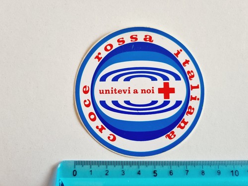 Adesivo croce rossa italiana - adesivo,