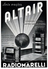 PUBBLICITA' 1942 RADIOMARELLI