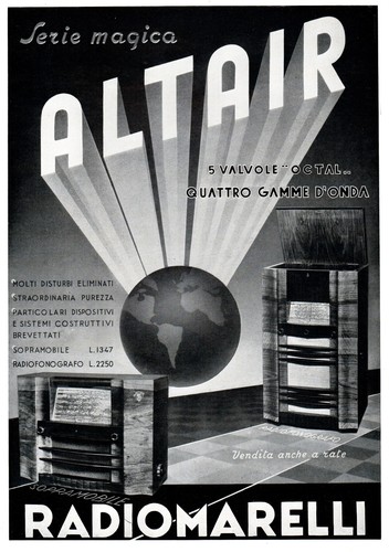 Pubblicita 1942 radiomarelli - 1942,