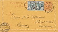 Intero Postale Regno Biglietto