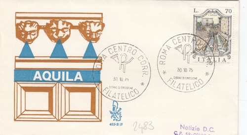 1975 fdc italia first - fdc,