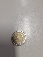 Moneta 2 Euro Repubblica Italiana Con Omino Stilizzato