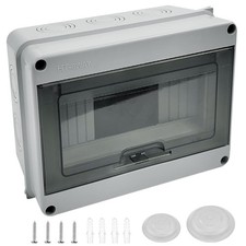 Scatola stagna IP65 di Derivazione Quadro Elettrico da Esterna, Cassetta 8 Modul