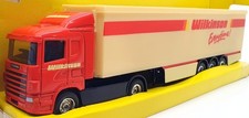 Modellino camion Corgi scala 1/64 TY86613 - contenitore Scania Wilkinson - crema