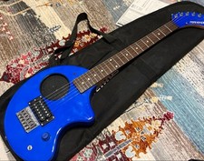 Chitarra elettrica Fernandes ZO-3 blu con borsa gig prodotto usato...