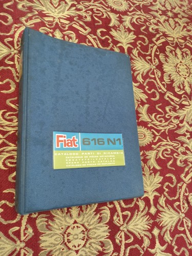 Catalogo fiat 616 originale - n1,
