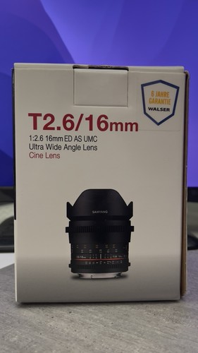 Obiettivo samyang 16mm cine - samyang,