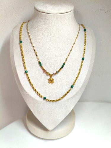 Set collane strato verde - set,