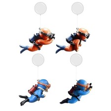 Set 4 Decorazioni Acquario