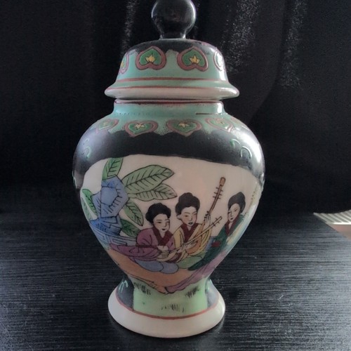 Vaso con coperchio barattolo