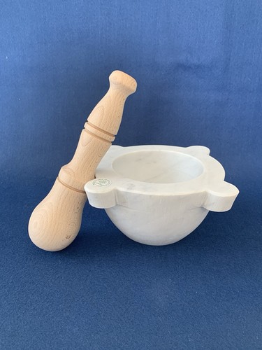 Mortaio marmo bianco - mortaio,