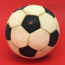 PALLONE DA CALCIO ANNI 70 IN CUOIO VINTAGE football ball in leather