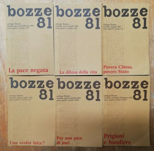 Bozze dedalo annata - -,