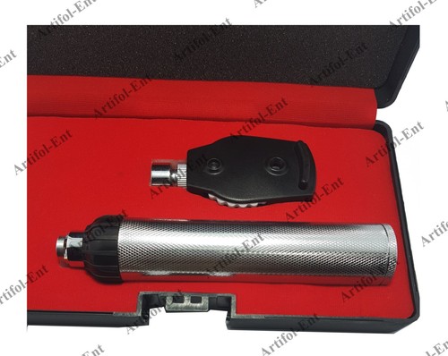 Oftalmoscopio con mango - con,