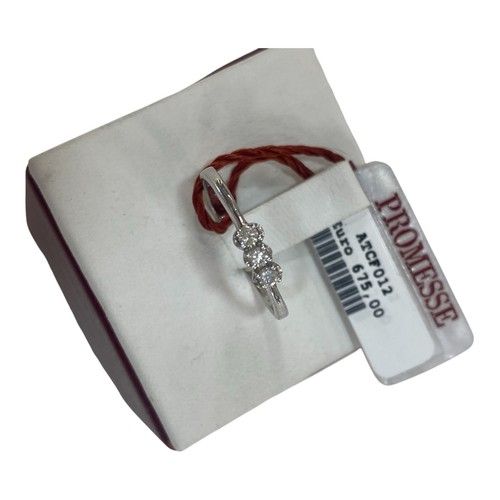 Trilogy anello oro diamanti - trilogy,