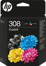 ORIGINAL HP Multipack nero / differenti colori 6L6S6UE 308 ~280 Seiten Confezion