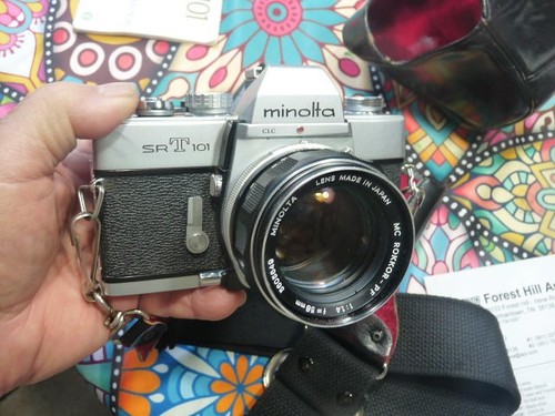 Minolta srt 101 obiettivo - minolta,