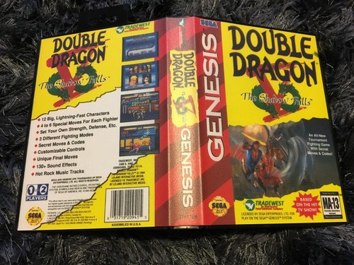 Double dragon usa sega - dragon,