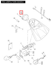 GRUPPO FANALE POSTERIORE BUELL