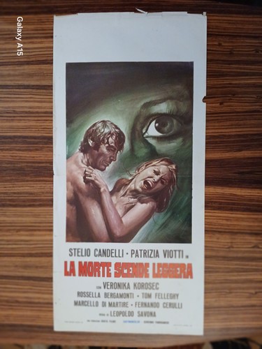 Locandina morte scende - morte,