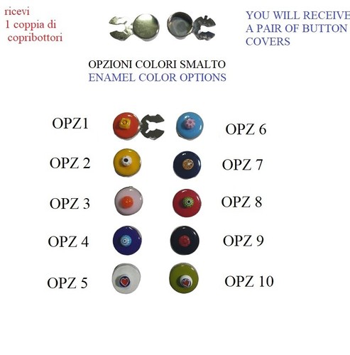 Copribottoni argentati - c2,