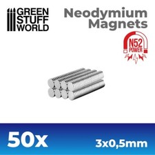 50x Magneti Neodimio - 3x0.5mm