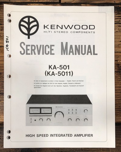 Kenwood 501 5011 - kenwood, ka-501