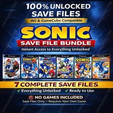 Sonic GameCube Save Files 100%