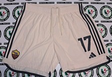 17 AZMOUN ROMA MATCH WORN SHORTS PANTALONCINI CALCIO FOOTBALL SOCCER 