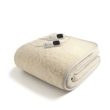 IMETEC adapto Scaldasonno matrimoniale elettrico 100% Lana e Merino150x160 16634