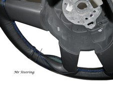 BLACK REAL LEATHER STEERING