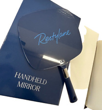 (NUOVO) RESTYLANE Specchio portatile grande e comodo con manico - Professionale - Navy