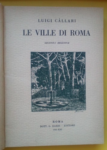 Callari ville di - l., roma