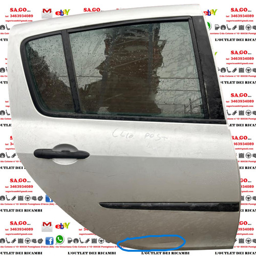 Portiera posteriore destra - portiera, dx