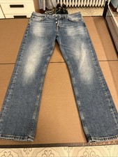 Jeans uomo in cotone spalmato