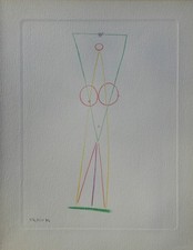 Pablo PICASSO : Femme bustée