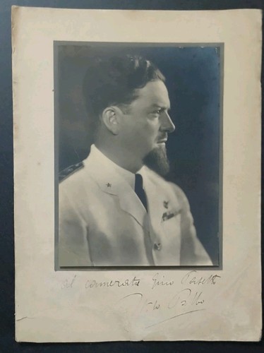 Italo balbo autografo dedica - italo,